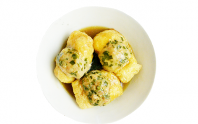 Tofu Puff with Minced Meat